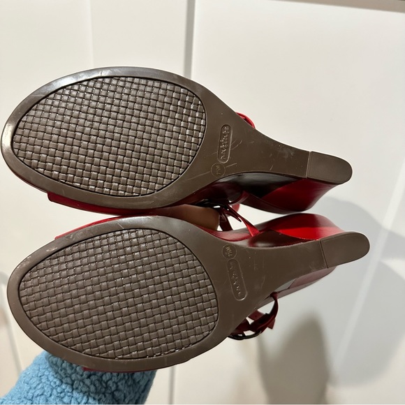 Nurture red wedges size 7.5 - Picture 3 of 4